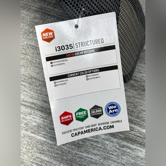 NWT Del Taco Trucker Hat Mesh Snap Back CapAmerica Gray Wool Blend i3035 OSHA - Picture 4 of 16